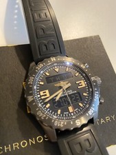 Breitling Professional Men's Black Watch - M78366 Chronospace Military GMT 3