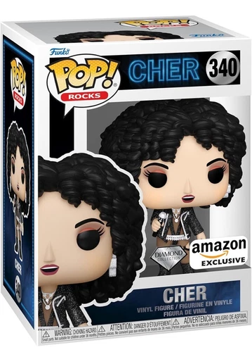 Funko Pop Rocks Cher #340 Diamond Collection Amazon Exclusive