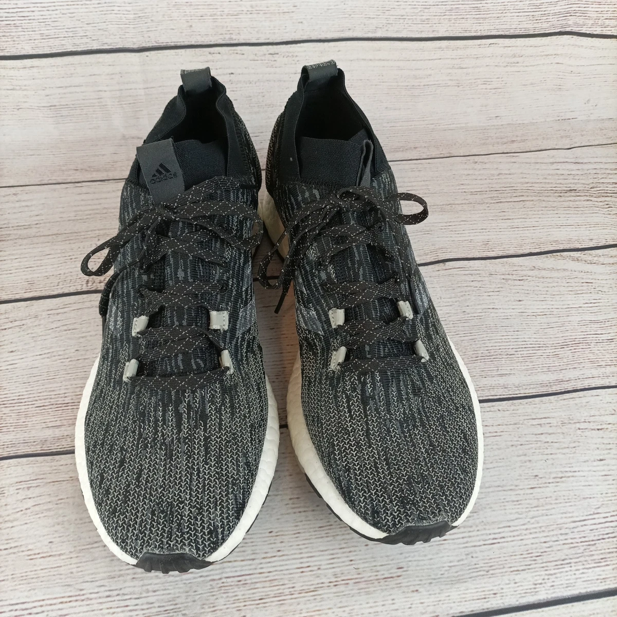 Adidas PureBoost RBL Core Mens Sneakers 13 Black Gray Running