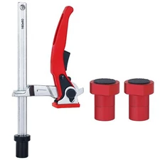 2-PCS Bench Dog Clamp for 3/4" Holes Heavy Duty Quick-Ratchet Woodworking