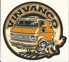 Chevy Vintage Van Sticker - 3rd Generation - Peel and Stick VinVanCo