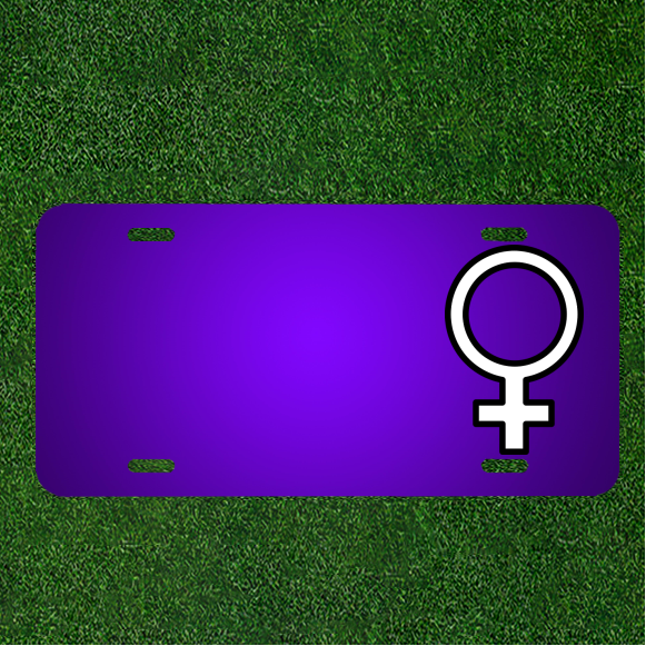 Custom Personalized License Plate for Women - Add Names & Design  