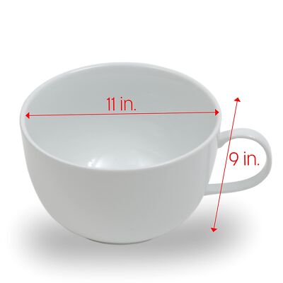 Allures & Illusions Gigantic Coffee Mug - Worlds Largest Coffee Cup (10.2"  x ... | eBay