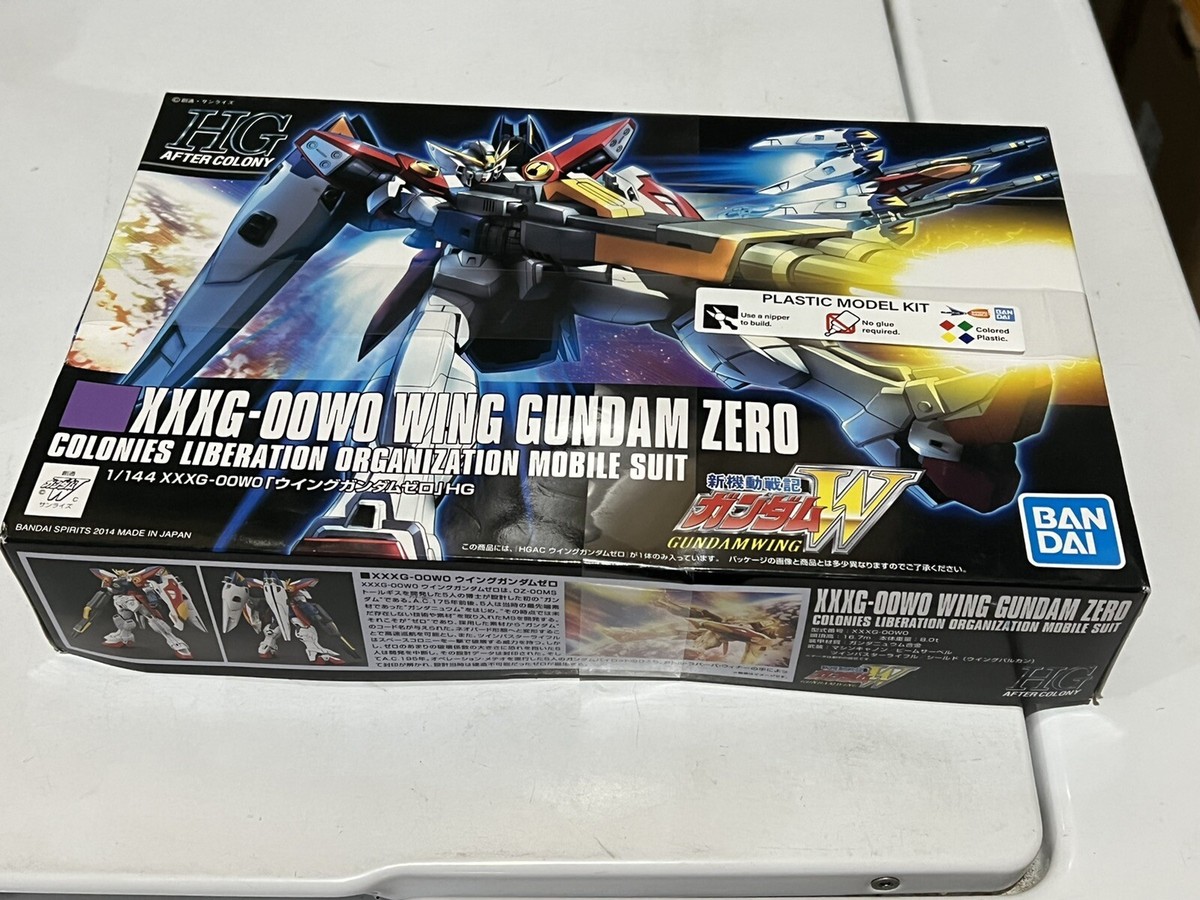 の*ま様 HG 1/144 Ｗガンダム アフターコロニーシリーズ　まとめ売りお買 Bandai 1/144 HG XXXG-00W0 Wing Gundam Zero Colonies Liberation