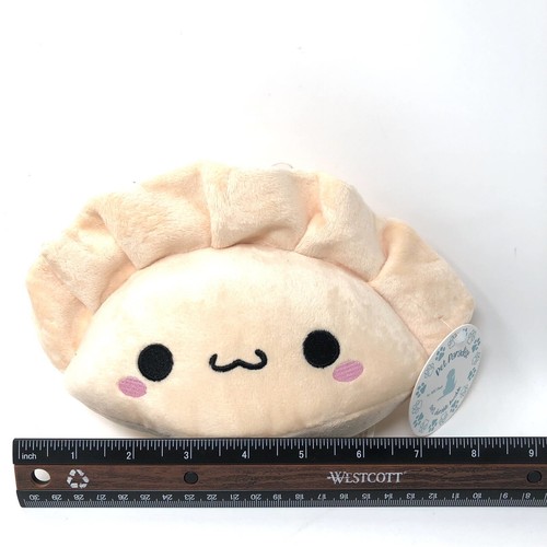 Gyoza Asian Dumpling Plush Dog Toy with Squeaker 7” New - Picture 4 of 4