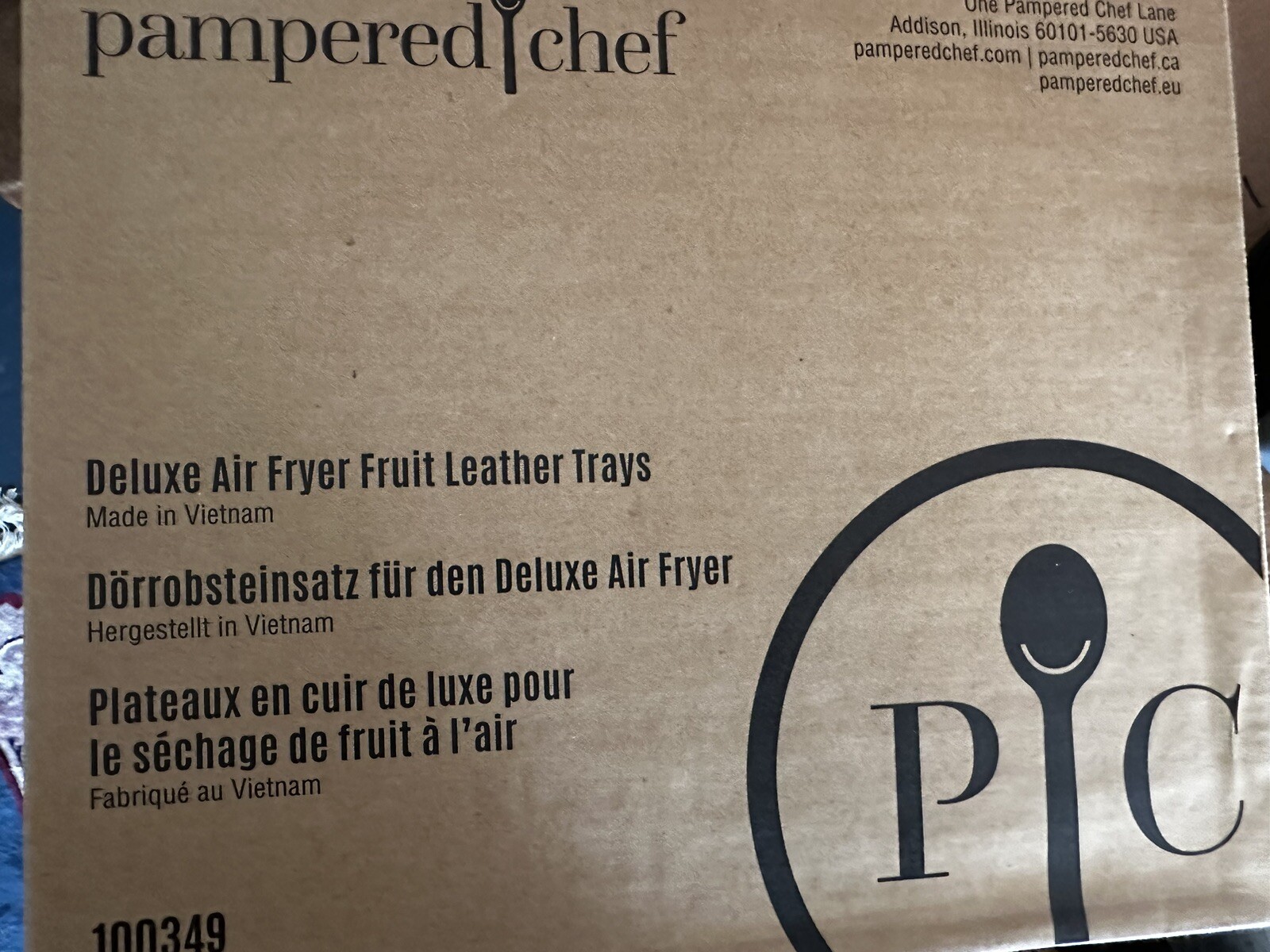 Pampered Chef Deluxe Air Fryer Fruit Leather Trays eBay