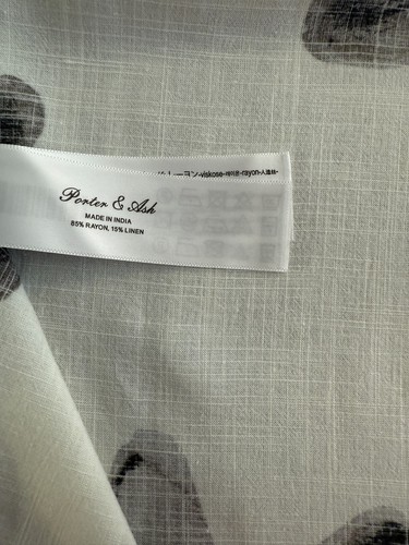 Porter & Ash Hawaiian Short Sleeve Shirt - Boys XL 18-20 - Linen Blend - Aloha - Picture 8 of 9