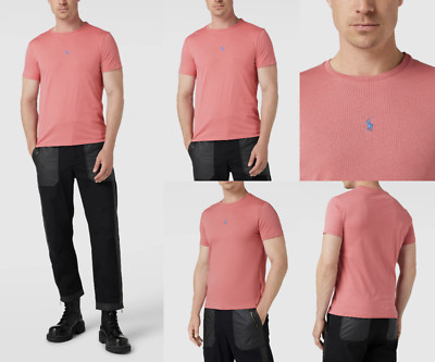 POLO RALPH LAUREN CENTRE PONY Cotton T-Shirt Soft Shirt Custom Slim Fit Tee 2XL