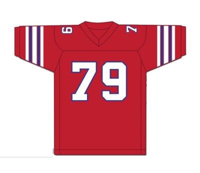 Movie Fred 'Ogre' Palowski 79 Adams Jersey Atoms Revenge of the Nerds Sewn