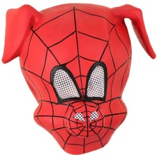 2024 Spider-Ham Latex Mask Halloween Spider-Man Costume Mask KIDS Adult