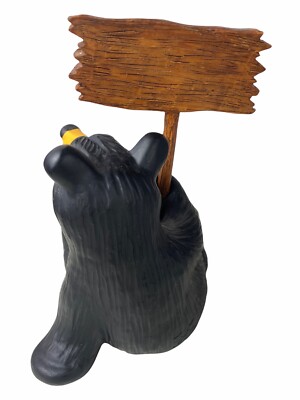 ジェフ・フレミング ビッグスカイ 手彫り木製クマ像彫刻 アンティーク 希少 Big Sky Bears Carved Pine Jeff Fleming Lounging Relaxing