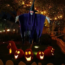 41.3" Halloween Haunted House Ghost Hanging Decoration Skeleton Skull Home Decor