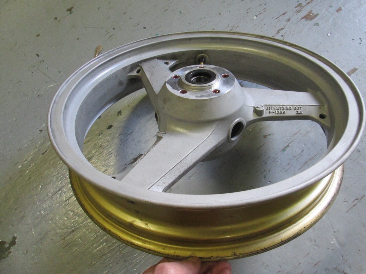 テーブル Kawasaki 2003 ZX-12R NINJA SILVER FRONT WHEEL 41073-1652-V5 ( F
