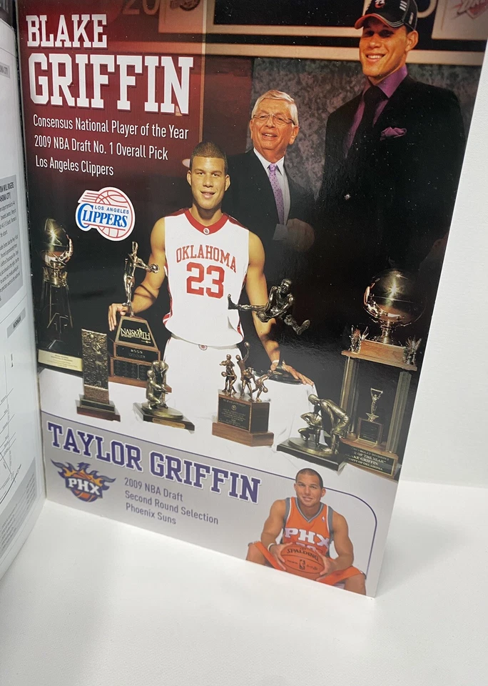 2009 2010 Oklahoma Sooners Basketball Media Guide Blake Griffin #1NBA Draft Pick - Image 3 of 4