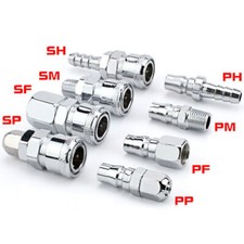 Pneumatic C Type Self-Locking Fitting Quick Release Connector For Air Compressor