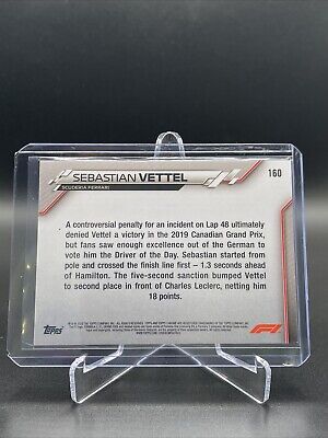 2020 Topps Chrome Sapphire Formula 1 F1 Sebastian Vettel 2020 Topps Chrome Sapphire Formula 1 F1 Sebastian Vettel