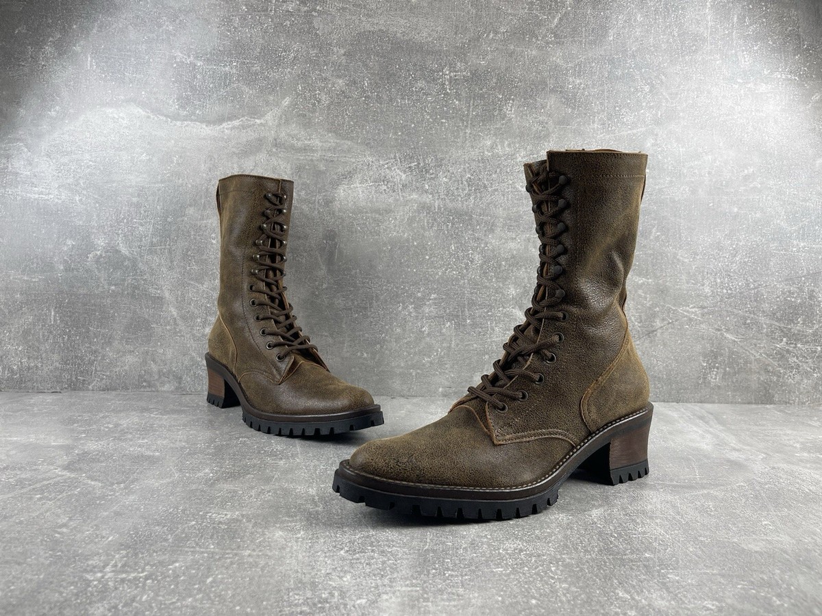 VINTAGE MADE TO ORDER MADE IN ITALY GENUINE CALF SKIN LEATHER BOOTS Vintage Lavorazione Artigiana Women main image 4