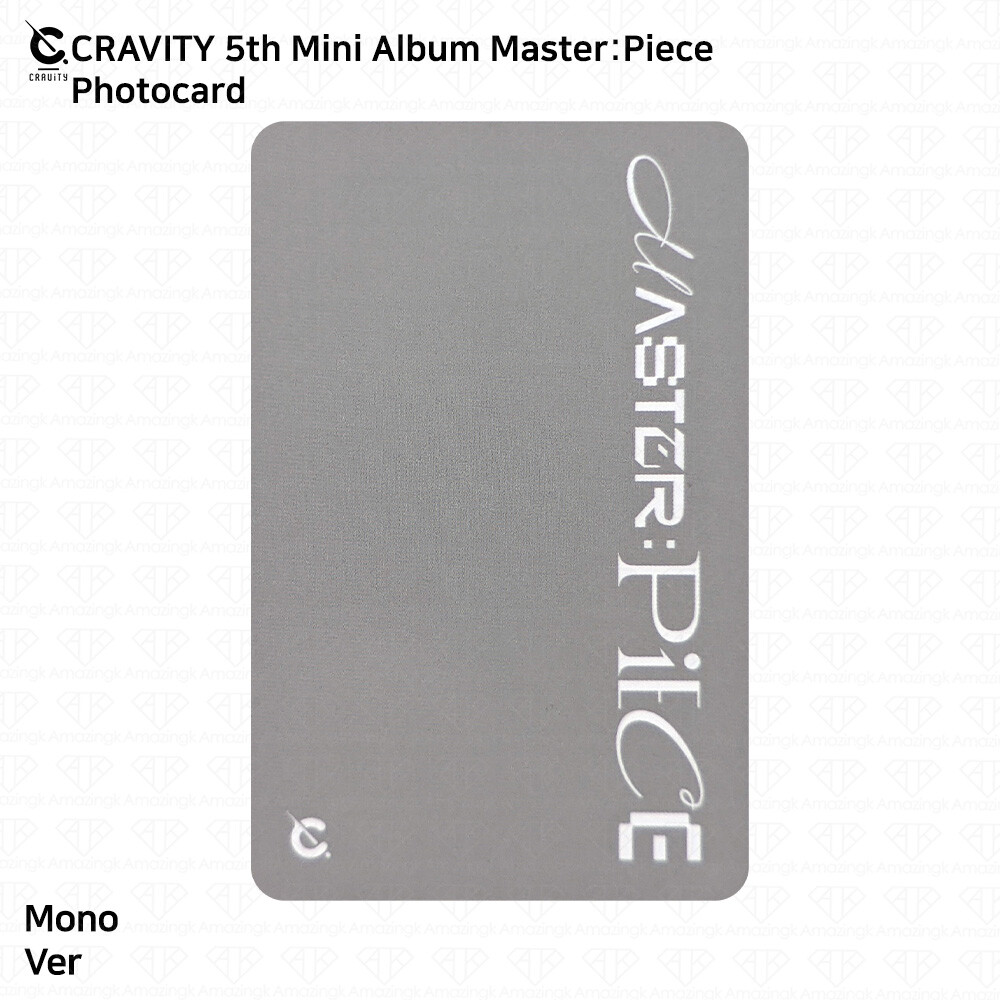 Cravity The 5th Mini Album Master piece Photocard Puzzle