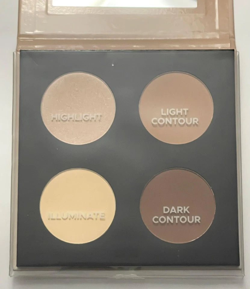 Paleta de contorno Ellen Tracy resaltar, iluminar, contorno oscuro y claro NUEVO Foto 4 de 4