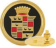 Vintage Cadillac Medallion Headlight Door Emblem 1929 - 1930's