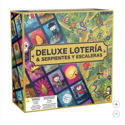 Deluxe Loteria & Serpientes Y Escaleras Traditional Mexican Board Game