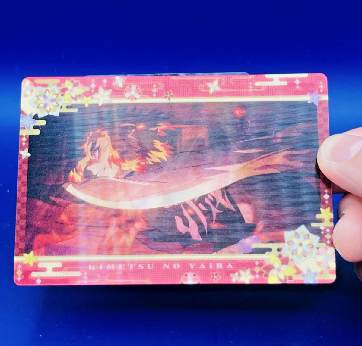 Kyoujyurou Rengoku 10 2570059 Demon Slayer Lenticular Card BANDAI