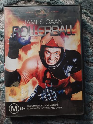 ROLLERBALL DVD 1975 JAMES CAAN MAUD ADAMS GENUINE Region 4 SCI FI ACTION MOVIE - Zdjęcie 1 z 6