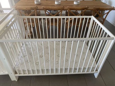 ikea cot and change table
