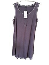 Ekouaer Sleeveless Gray Nightgown Size Medium
