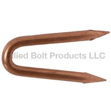 Allied Bolt Products LLC STAPLE; ROLLED-POINT 1-1/4 X 1/4 X 114 INCH COPPER WELD