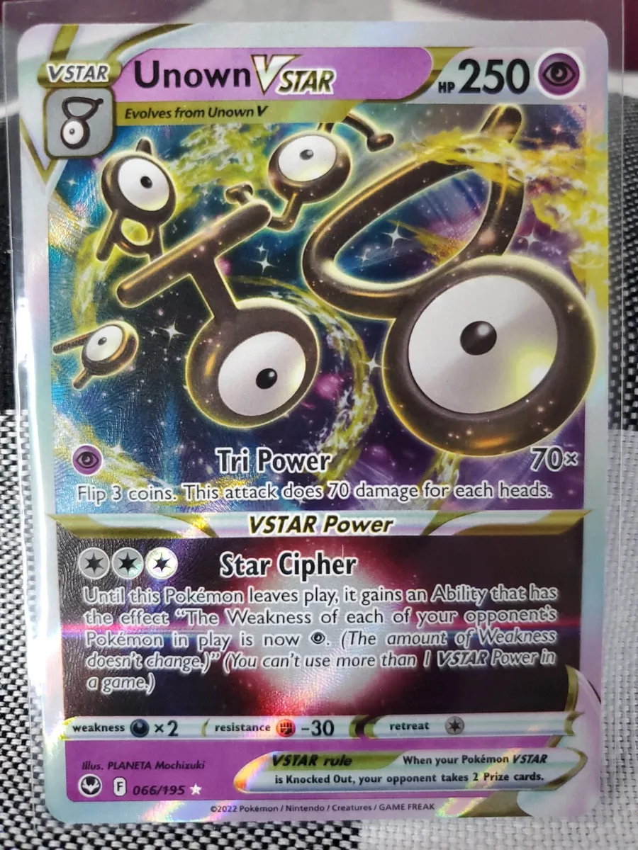 The Cards Of Pokémon TCG: Silver Tempest Part 15: Unown VSTAR