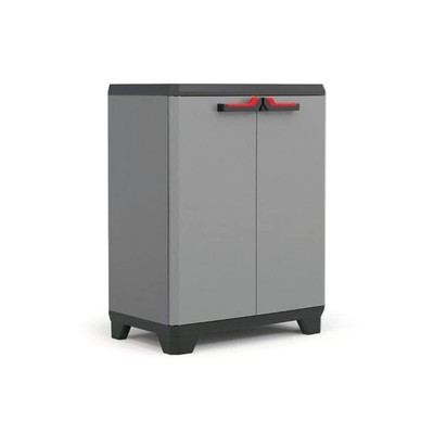Keter STILO Unterschrank - abschließbarer Stauraum - 68 x 39 x 90 cm, grau 