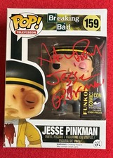 Aaron Paul signed Jesse Pinkman Breaking Bad  159 SWAU Cert. Free Ship/Pop Armor