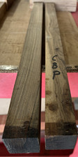 TWO KILN DRIED EXOTIC BOCOTE TURNING BLANK LATHE LUMBER WOOD 1.5 X 1.5 X 24" CBP