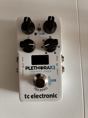 TC Electronic Plethora X1 Multi Effektpedal TonePrint Delay Reverb, neuwertig