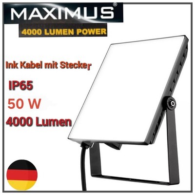 MAXIMUS - 50W LED Strahler mit 4000 Lumen.