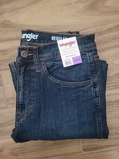 WRANGLER MEN'S STRETCH JEAN TRIPLE NEEDLE STITCHONG REGULAR FIT, SIZE 30X29.NWT.