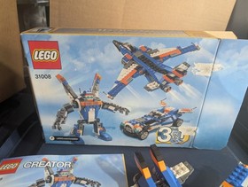 LEGO Creator Thunder Wings 31008 3-in-1 Complete Set 235 Pieces Box Instructions