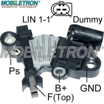 MOBILETRON Lichtmaschinenregler VR-B021 12V B-Circuit Test Adaptor COM01