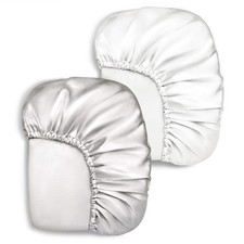 Satin Pack n Play Playard Sheet Fitted 2 Pack Great for Baby Hair Silk Feelin...