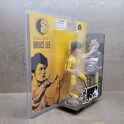 Lot of 2 Bruce Lee Action Figures Nunchucks Round 5 Collect Bruce