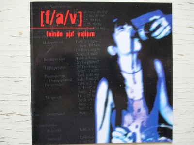F/A/V: Feinde Auf Valium   CD - GER 2001 - WUMPSCUT / Rhythm Industrial/Electro