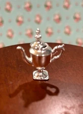 Dollhouse Miniature Silver Coffee Pot by Falcon Miniatures