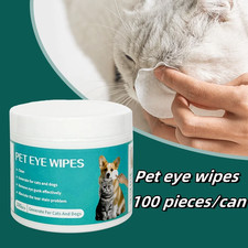 Pet Cleaning Products Eye Wipes to Remove Tear Marks Cleaning Wet Tissues Cat Wi