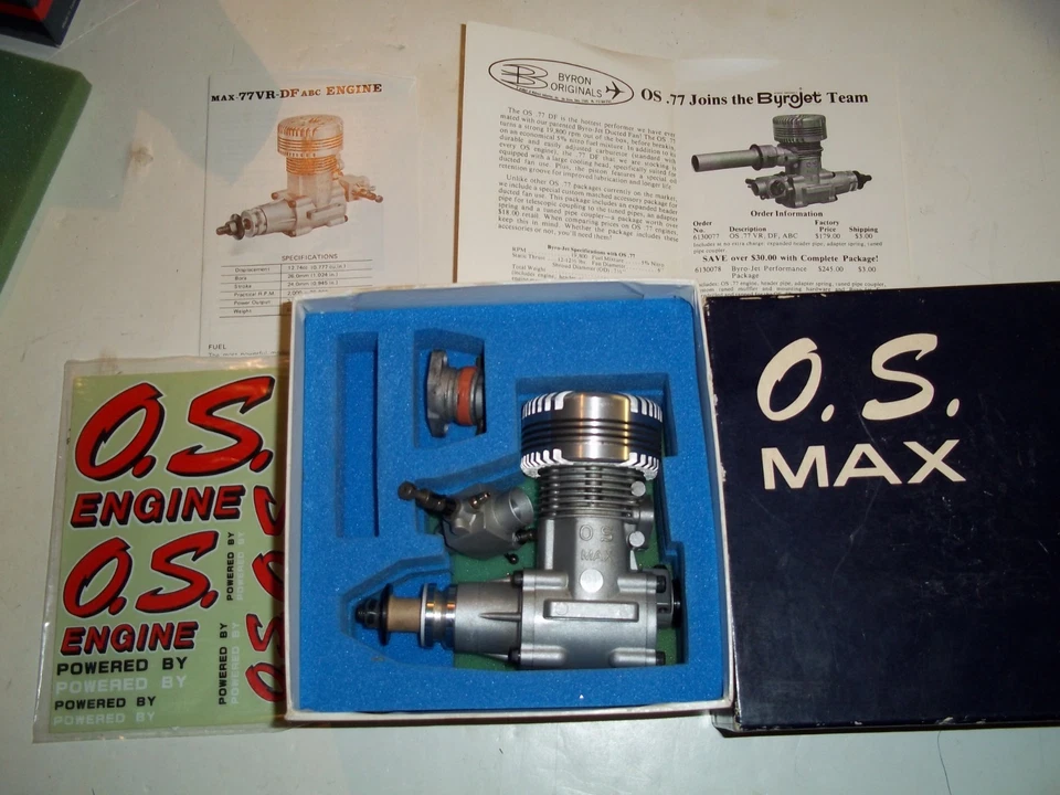 BEAUTIFUL OS 77 VR BYRO-JET DUCTED FAN VERY HIGH PROFORMANCE RC AIRPLANE ENGINE - Image 2 of 4