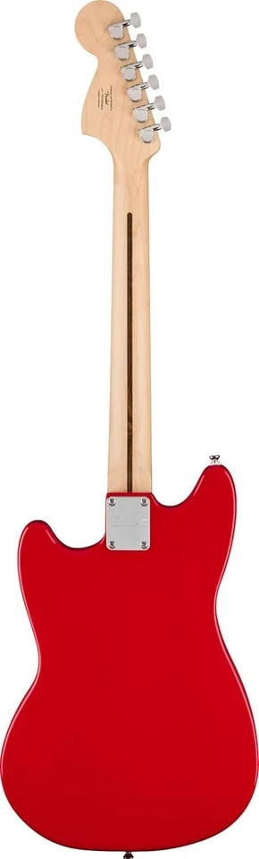 Fender Sonic Mustang Poplar Maple Wood 6-Strings Solid-Body Electric Guitar, Red - Image 4 of 4