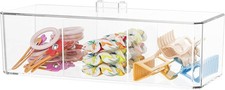 Hair Accories Organizer for Girls, Clear Hair Bow Tie Clip Scrunchie