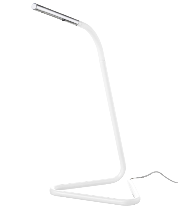IKEA HARTE LED Work Lamp, White Silver Colour With USB port Brand