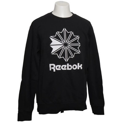 Reebok Classic, Sweatshirt, Größe: L, Schwarz, Baumwolle/Elasthan, Print #JK8