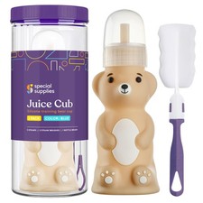 Honey Bear Straw Cup Long Straws, Squeezable Therapy and Special Needs Assist...